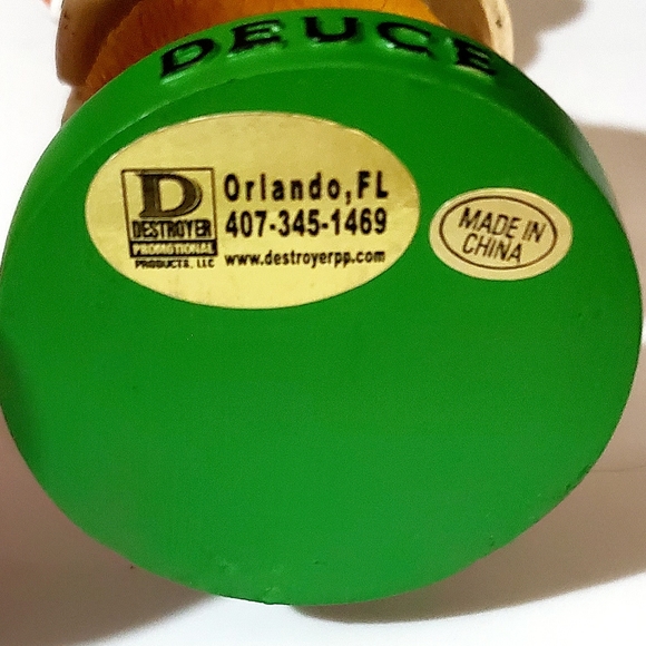 FRISCO ROUGH RIDERS "DUECE" MASCOT DOUBLE BOBBLEHEAD. 2003 COLLECTORS SERIES. - Picture 14 of 15